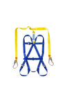 BASIC HARNESS DOUBLE LANYARD & SNAP HOOKS