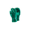 HEAVY DUTY GREEN PVC GLOVES 27CM