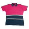 WOMEN'S HI VIS TWO TONE GOLFER WITH REFLECTIVE TAPE