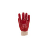 RED PVC MEDIUM WEIGHT WRIST GLOVES